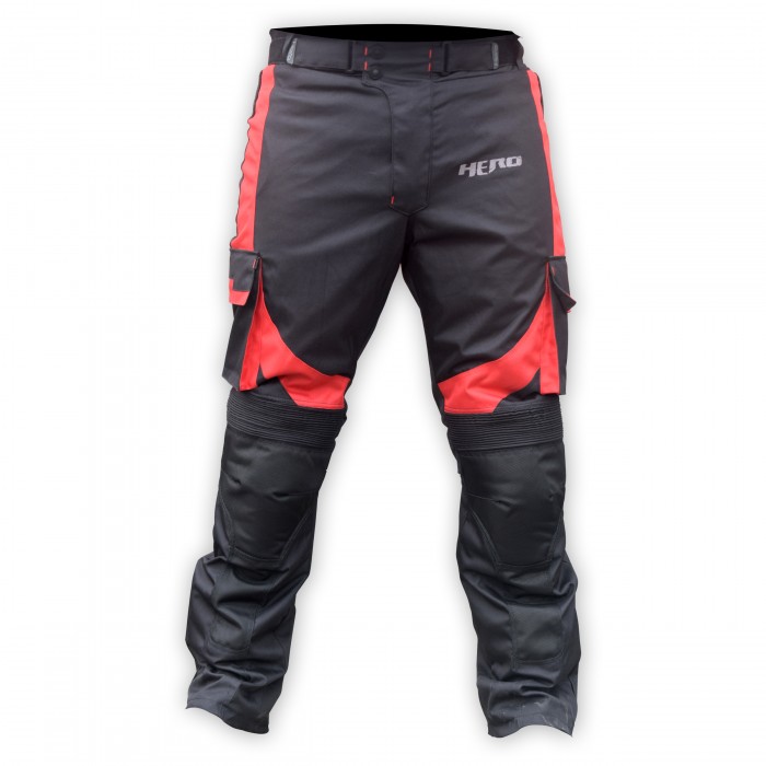Pantaloni Moto Hero HR 3435 Nero/Rosso